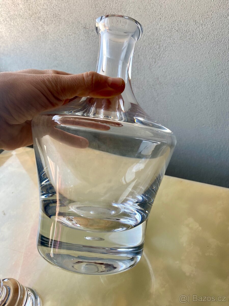 Velmi Těžká Skleněná Karafa - 6