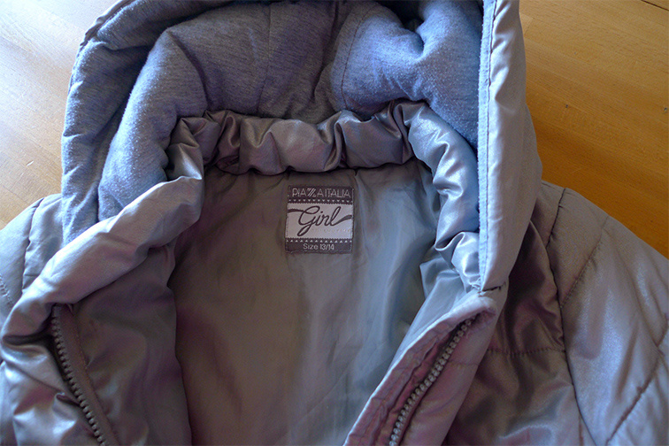 Dívčí zimní bunda na 13 až 14 let (cca vel. 164) - 6