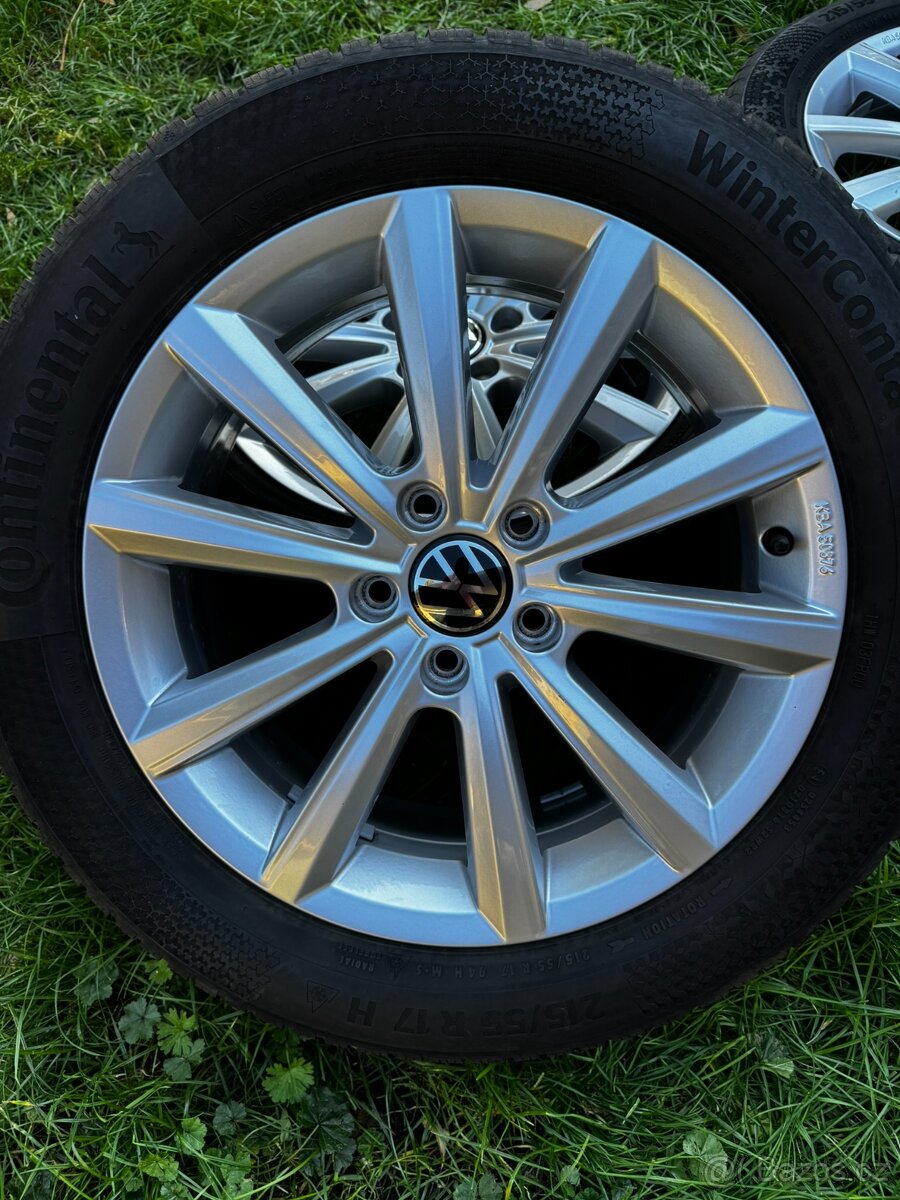 Originál alu kola VW Passat 5x112 R17 zimní - 6