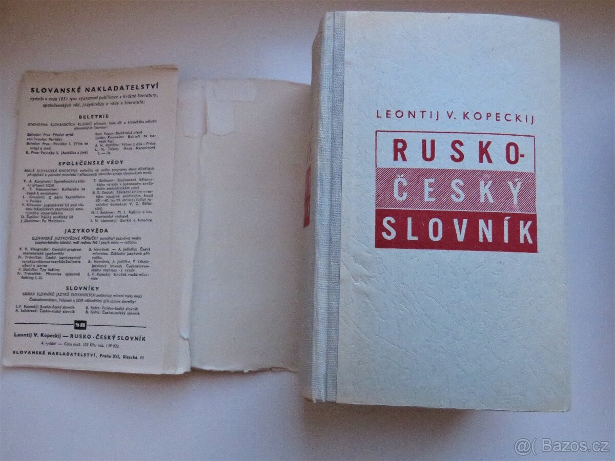 Starší učebnice a slovníky - 6