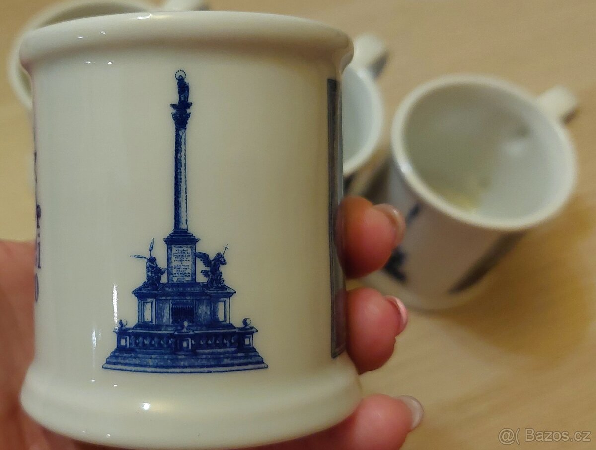 Sada porcelánových hrníčků s náboženským motivem - 6