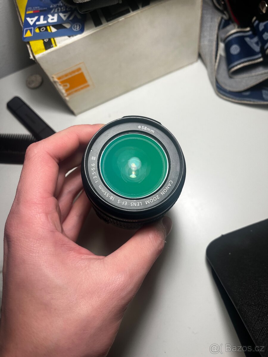 📷 Canon EOS 1300D – stříbrný + 18–55mm IS II + Canon EF 50m - 6