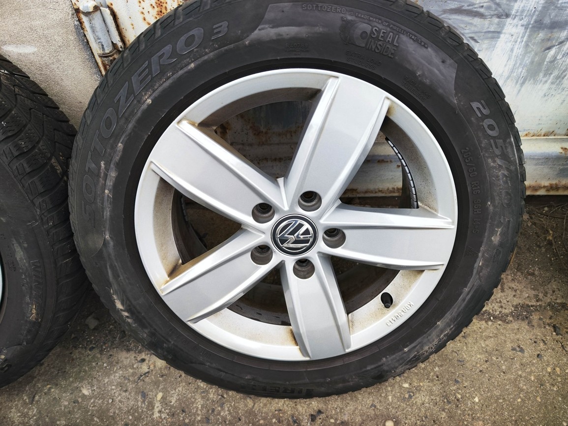 16"zimní alu sada Corvara 5x112 origo Touran 3 Golf 7 Caddy - 6