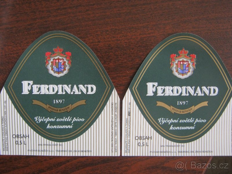 pivní etikety pivovar Benešov 85 500ks k výměnám - 6