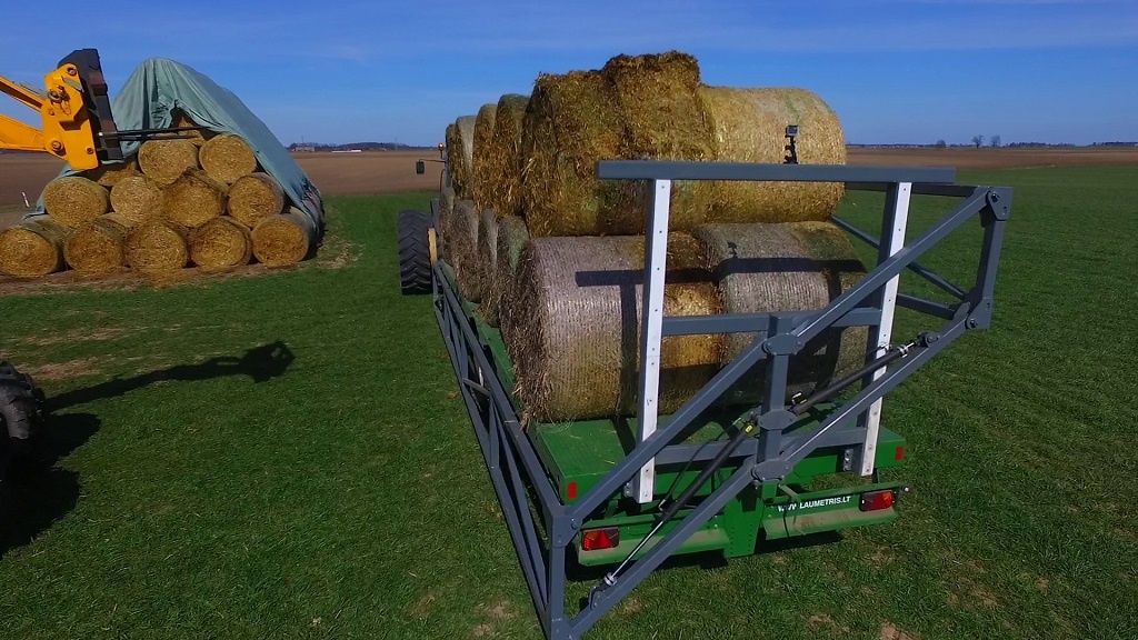 Přepravník balíků LAUMETRIS PTL-15R + hydraulické bočnice - 6