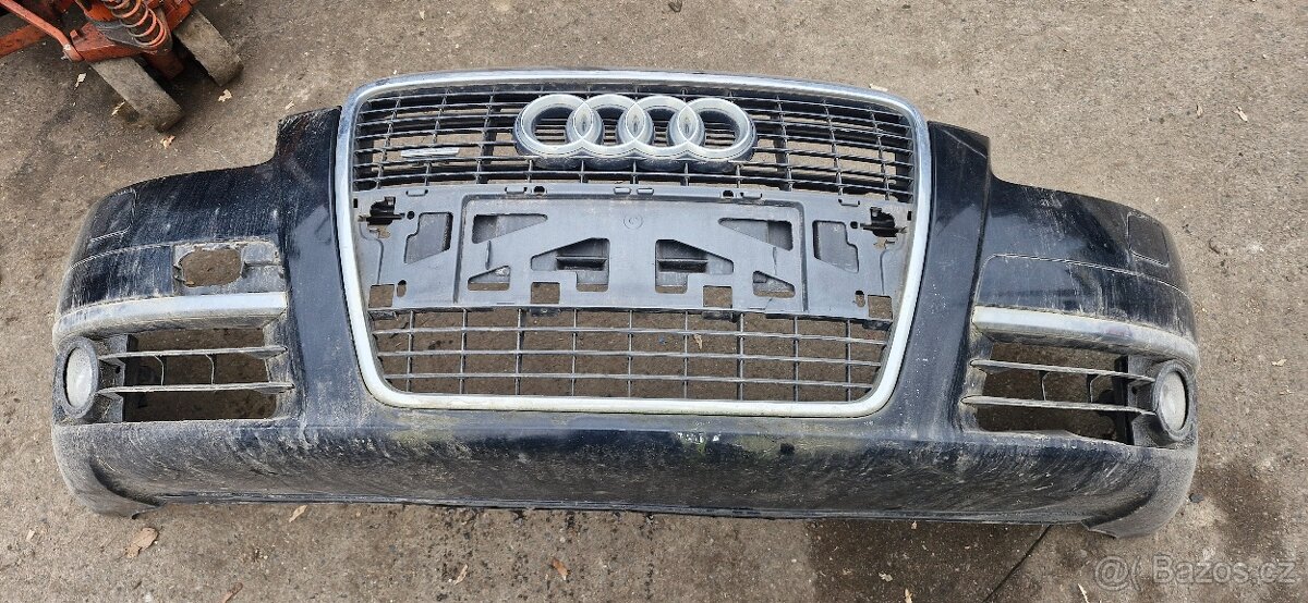 Predni naraznik Audi A6 4F maska gril LY9B - 6