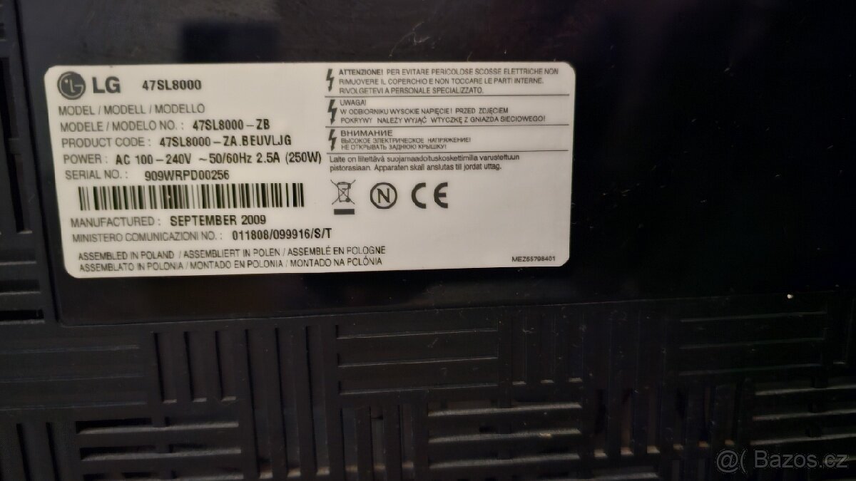 Prodám televizor LG 47SL8000 - 6