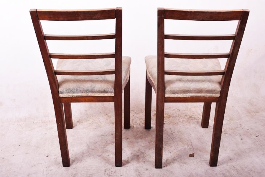 Sada 5 Art Deco židlí - 6