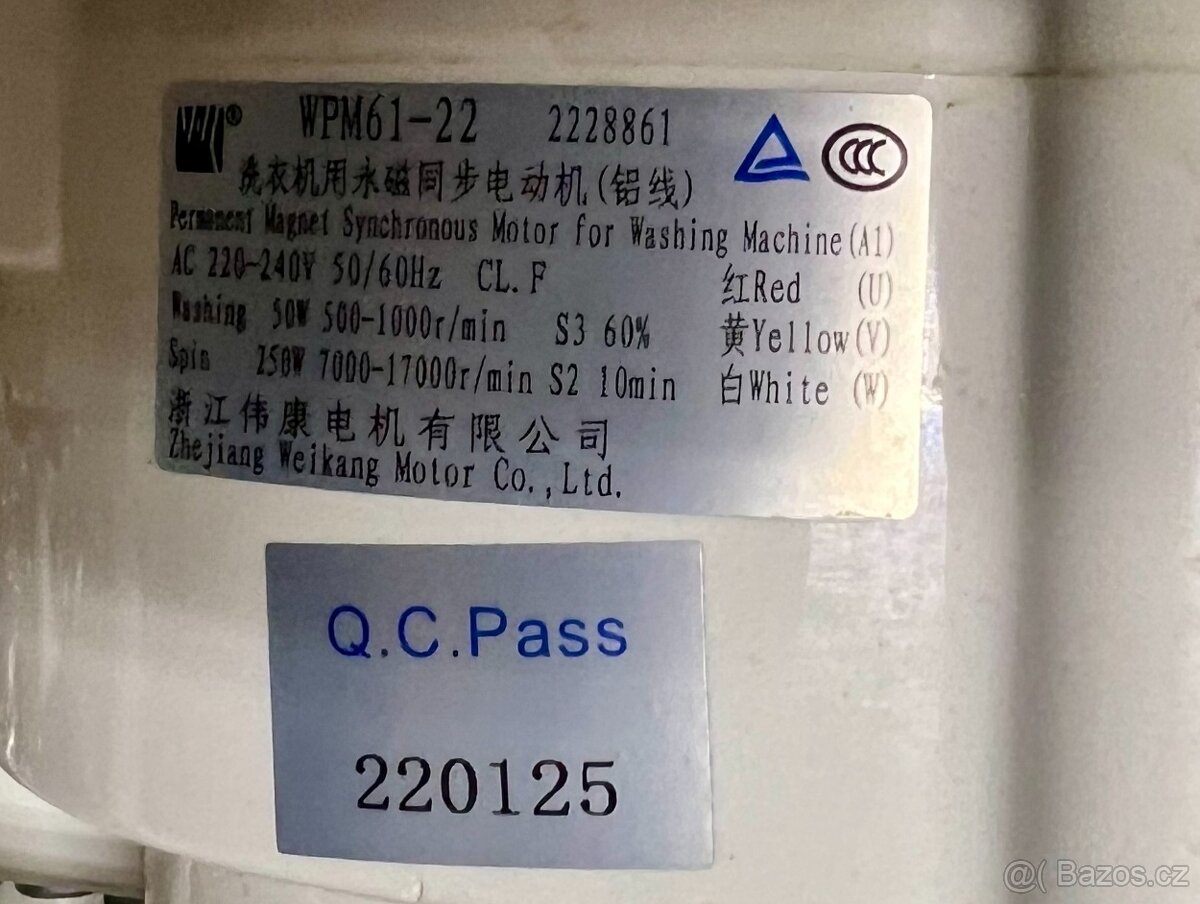 Pračka Hisense Gorenje HK2228861 Motor NOVÝ - 6