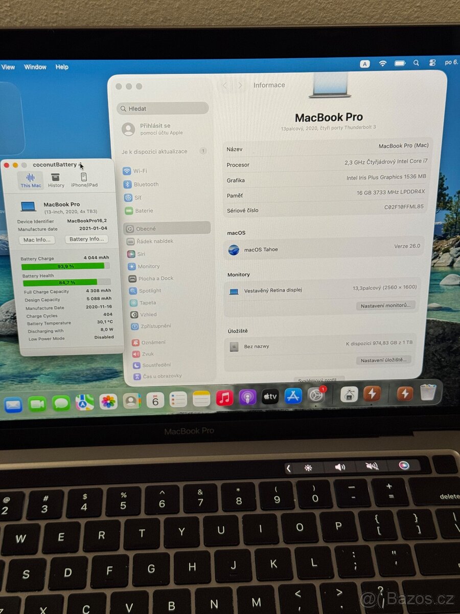 MacBook Pro 13" (2020) - i7/16GB/1TB - DPH - 6