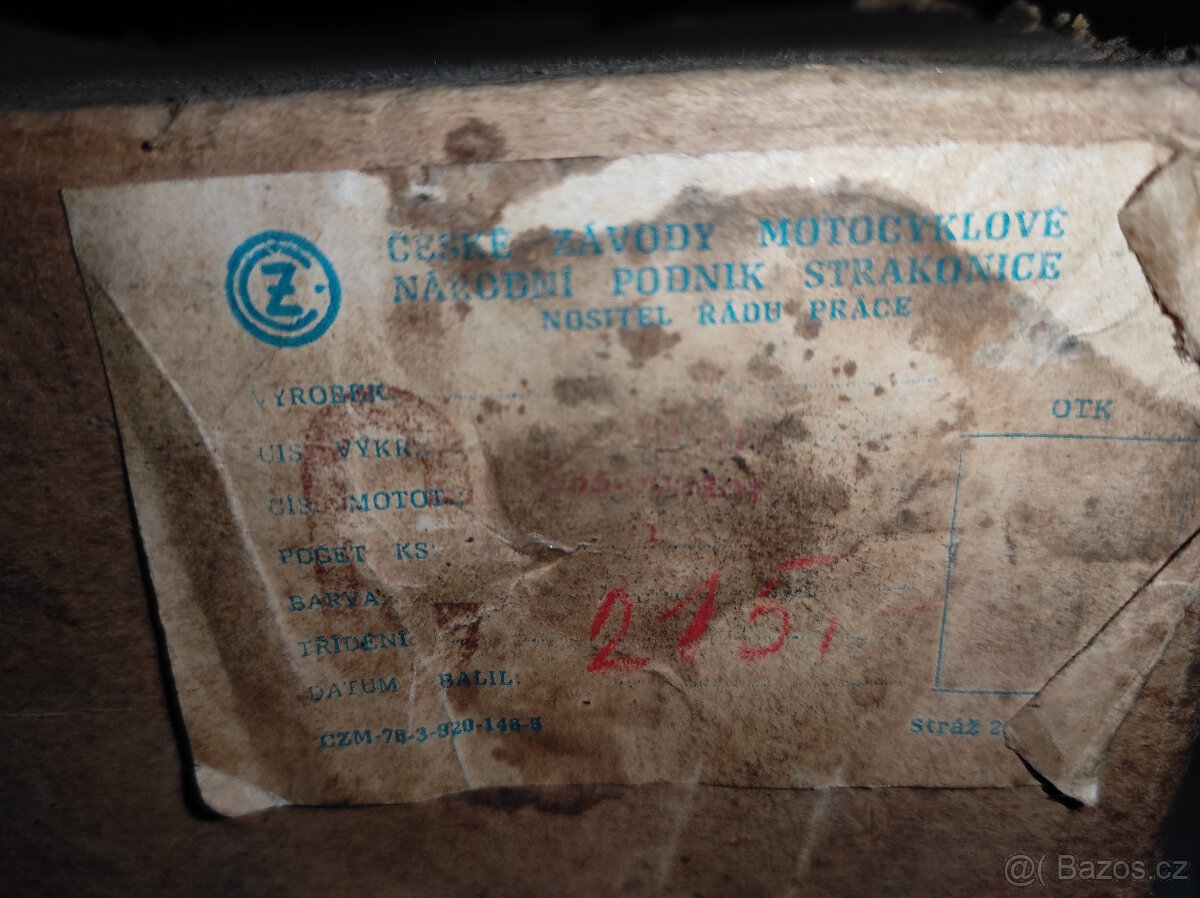 motor ČZ 125/453 DÍLY - 6