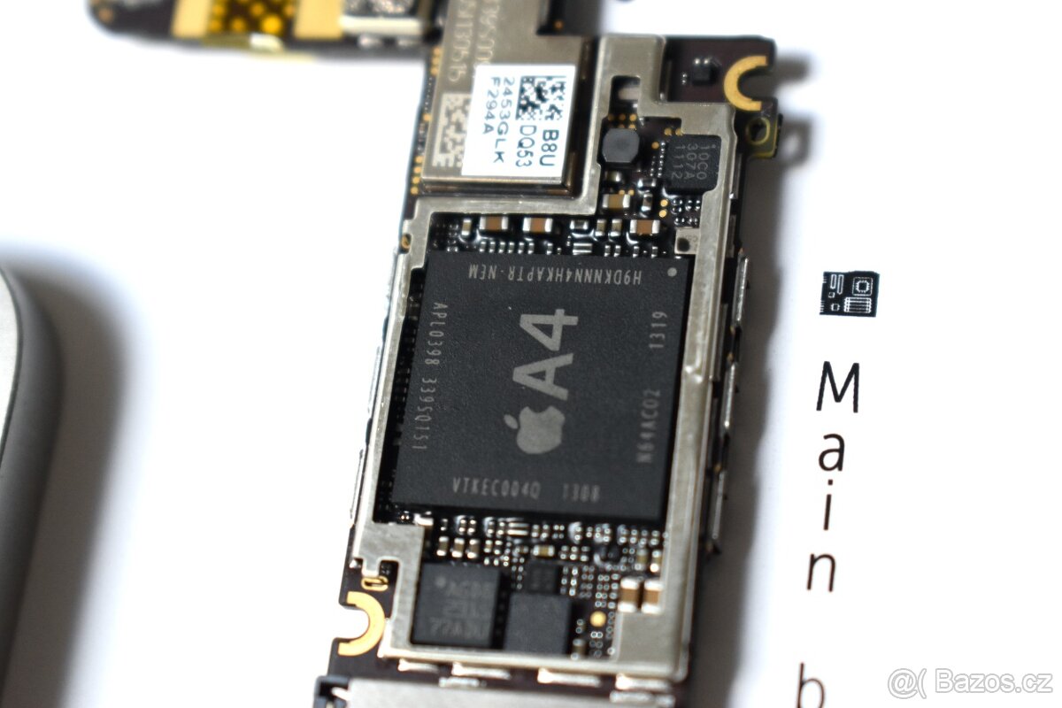 Nástěnný obraz iPhone 4 ze součástek mobilního telefonu - 6