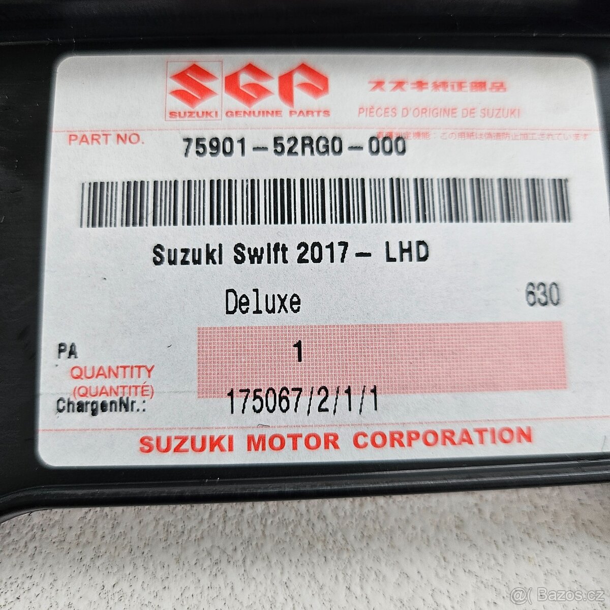 Autokoberce textilní DELUX SUZUKI SWIFT 2017-2024 - 6