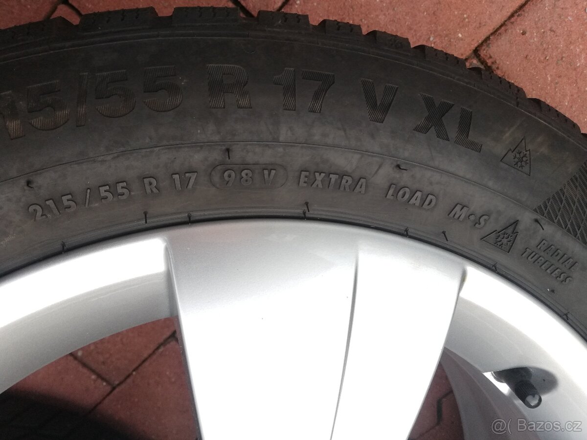 alu kola Škoda Superb 3 zimní 215/55/17 - 6
