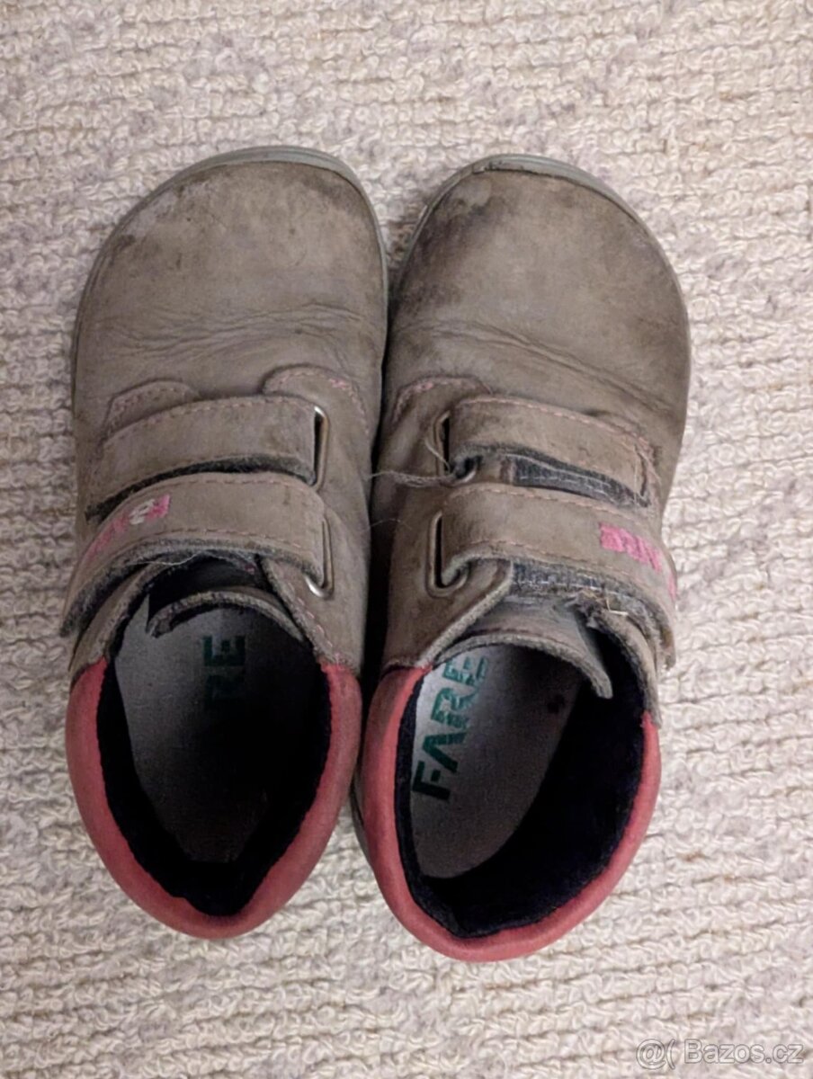 Dětské kožené bare foot boty značky FARE, vel. 29 - 6