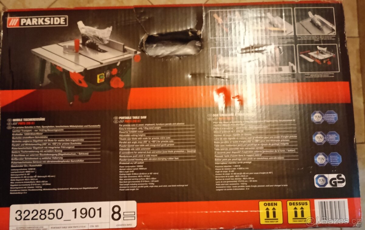 Stolní kotoučová pila Parkside - 6