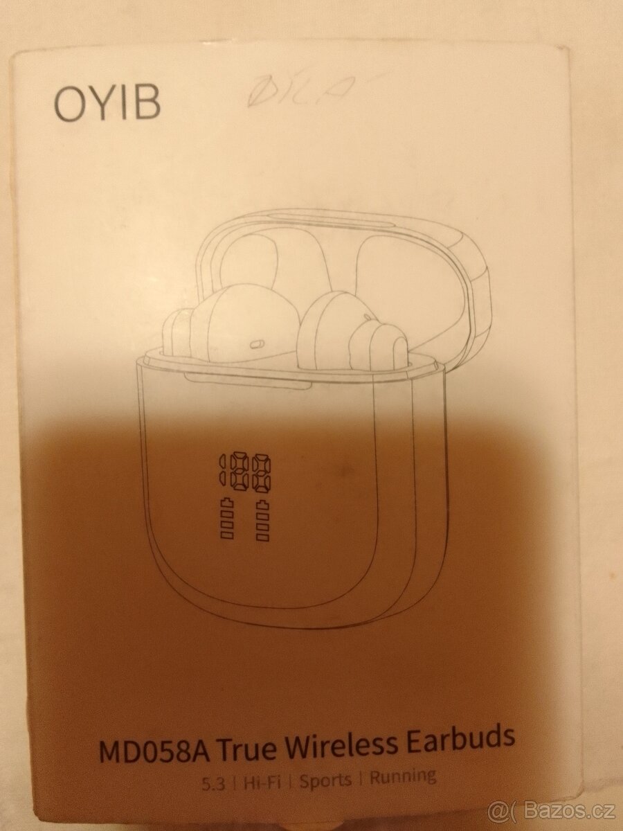 Sluchátka (nová) bezdrátová, Model: MD 058A - 6