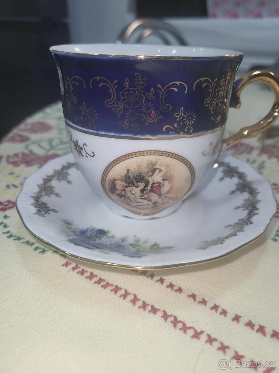 porcelánové šálky s podšálky VERONI -pozůstalost - 6