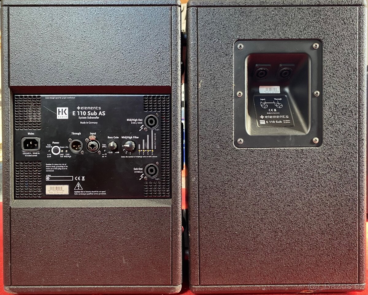 Prodám 2 sloupové systémy HK AUDIO ELEMENTS - 6