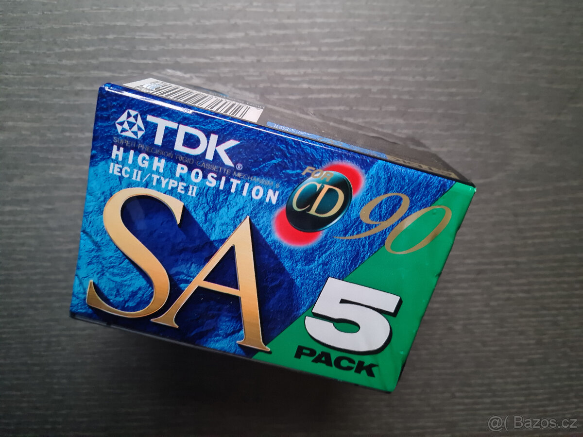 Prodám magnetofonové audio kazety SONY a TDK - 6