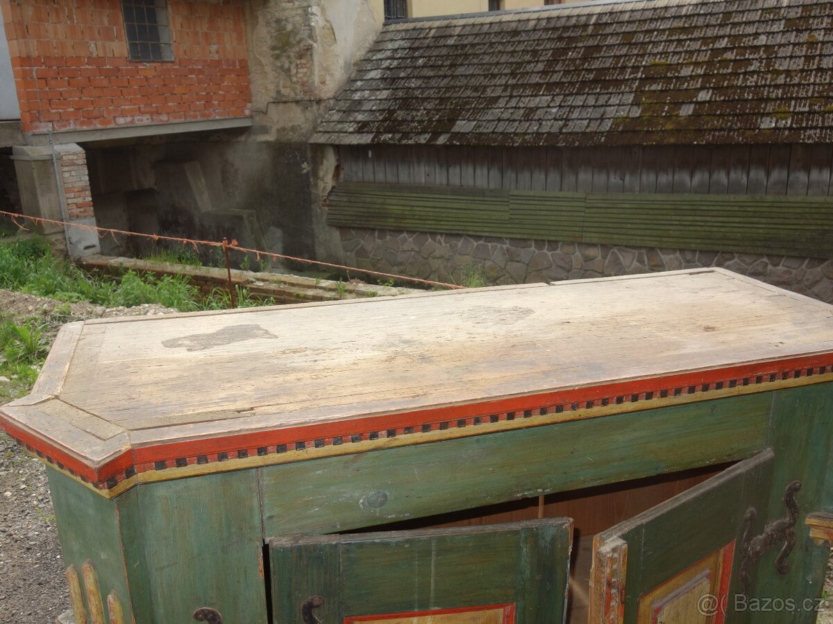 Malovaná skříň, originální malba - 6