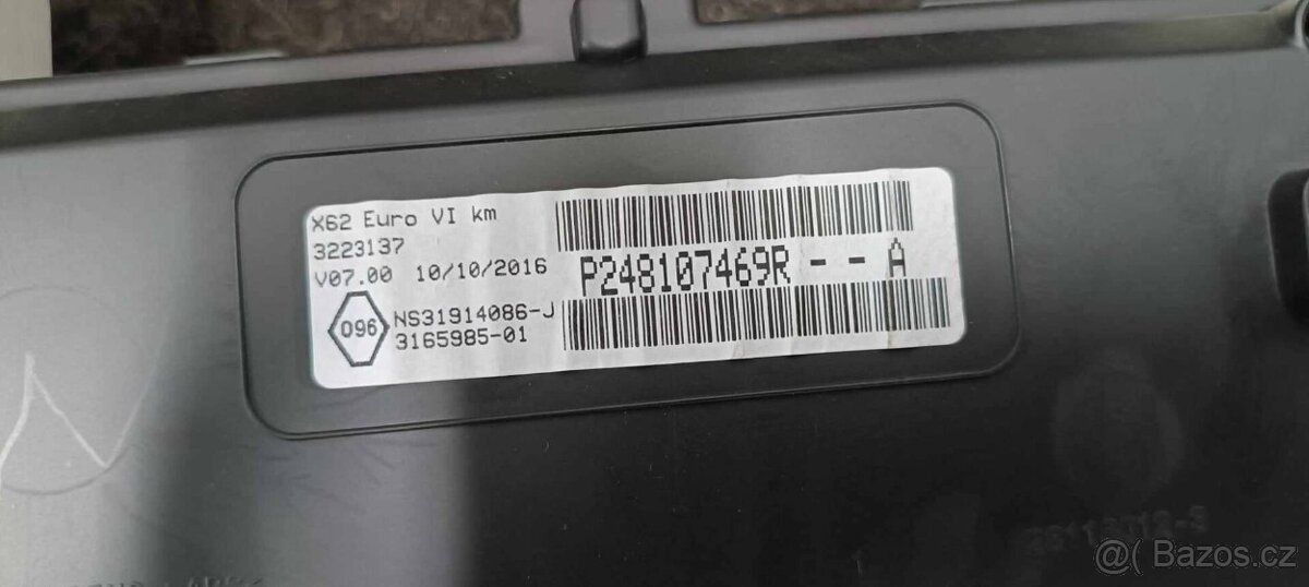 Renault Master III 2.3DCI páčky pod volant, VOLANT NEMÁM - 6