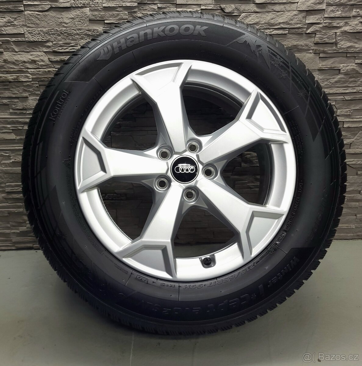 17"Originál Audi Q3 Kodiaq Tiguan 5x112 zimní pneu 7mm - 6