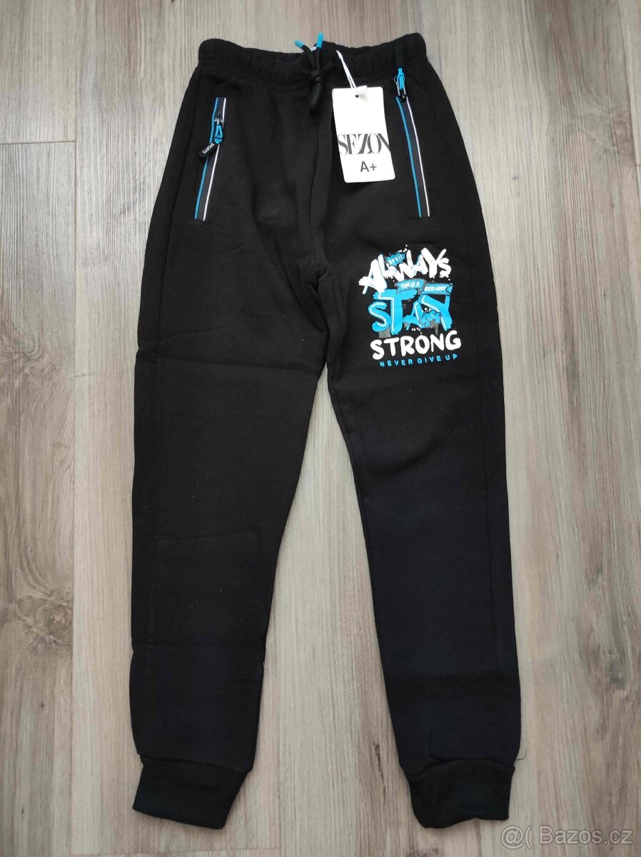 Chlapecké zateplené tepláky nové - 6