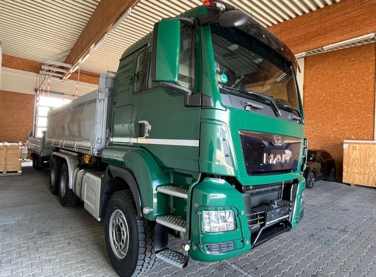 MAN TGS 26.480 6x4 třístranný sklápěč Bordmatic - 6