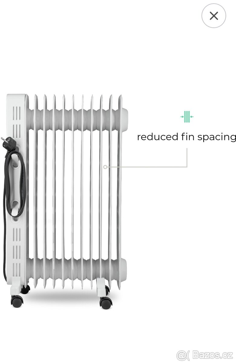Olejový radiátor/přímotop/topení - 6