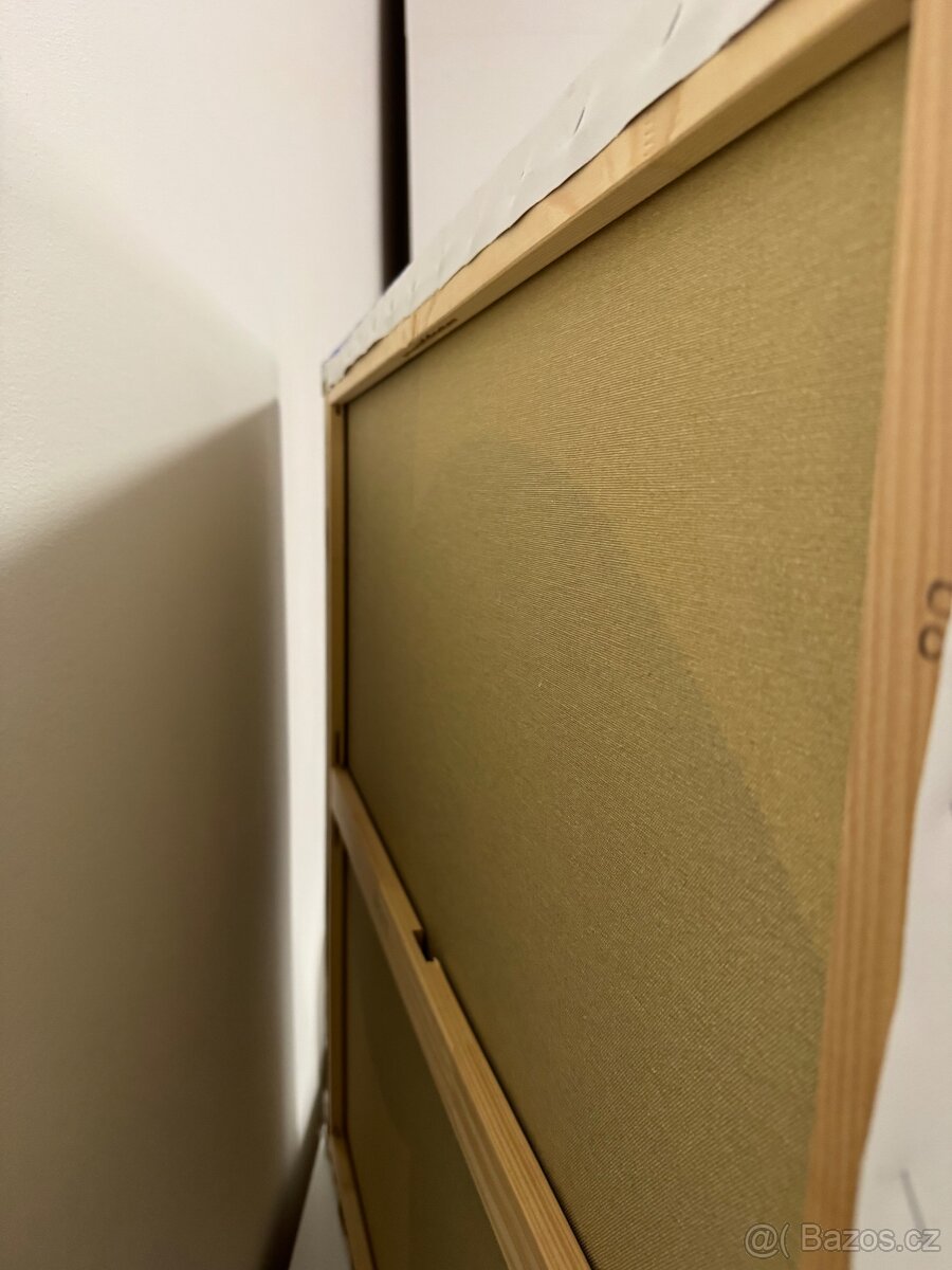 Minimalistický obraz modrý 90x90 - 6