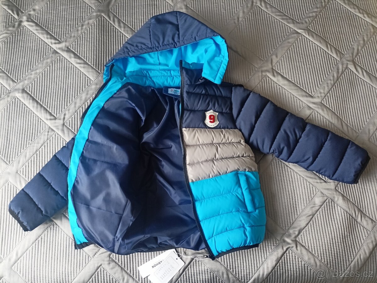 Nová dětská zimní bunda, vel.128 - 6
