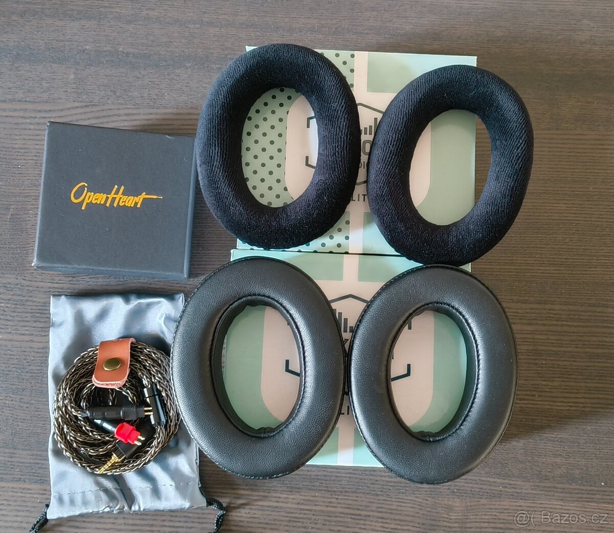 Sennheiser HD600 + náušníky+ kabely - 6