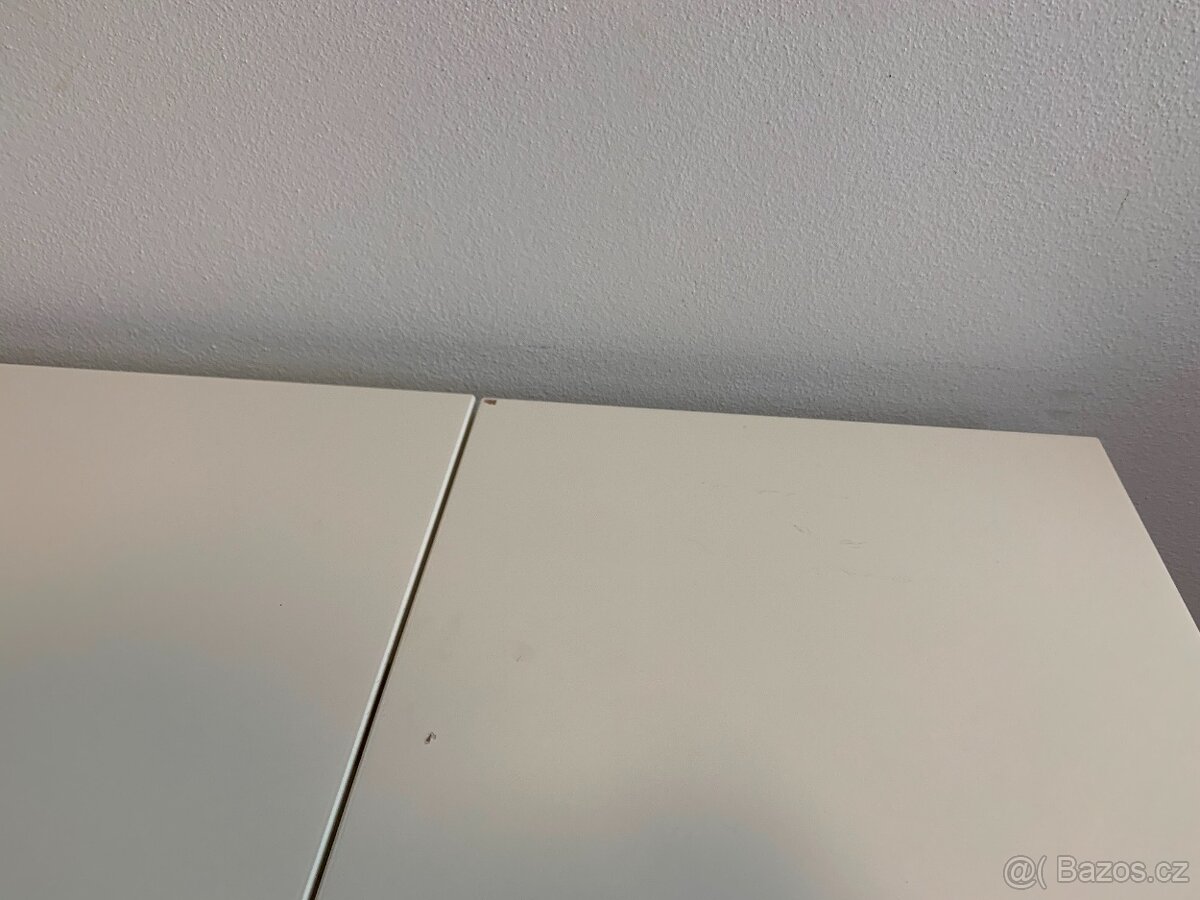 Dřevěný bílý stůl IKEA INGATORP - 6