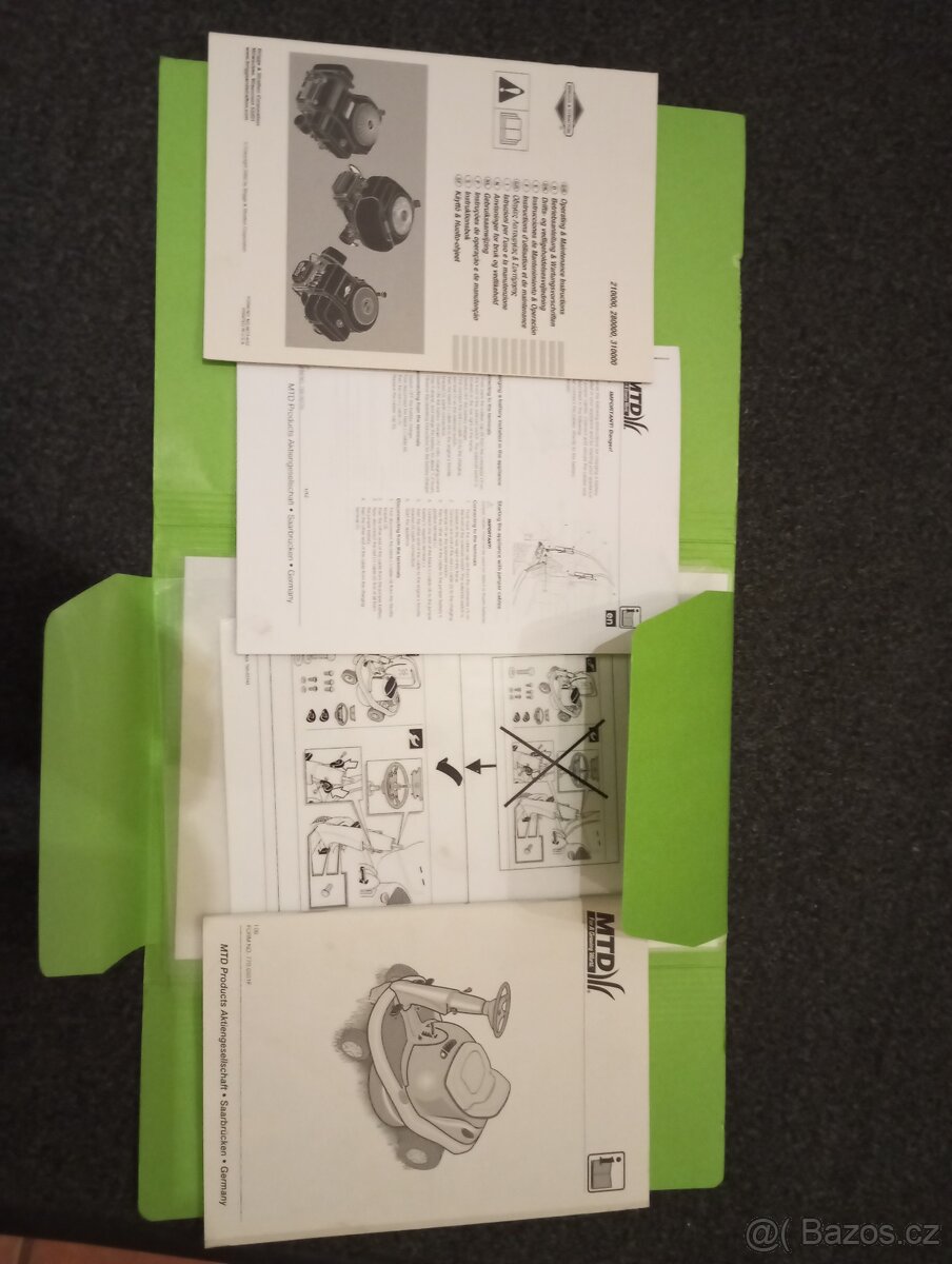 Sekací traktůrek MTD gutbrot - 6