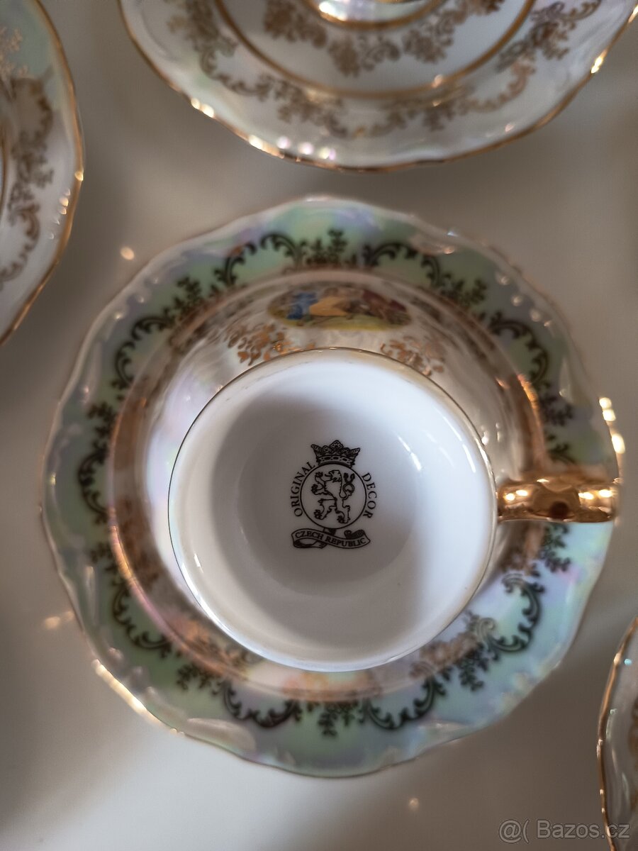 Nepoužívaná porcelánová sada, 35 kusů - 6