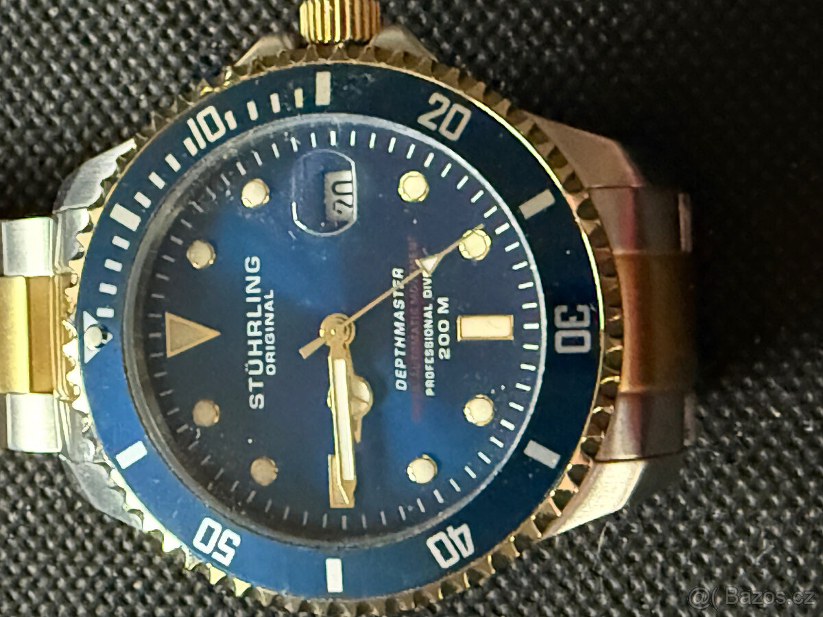 PRODÁM HODINKY STUHRLING ORIGINAL DEPTHMASTER SWISS MADE - 6