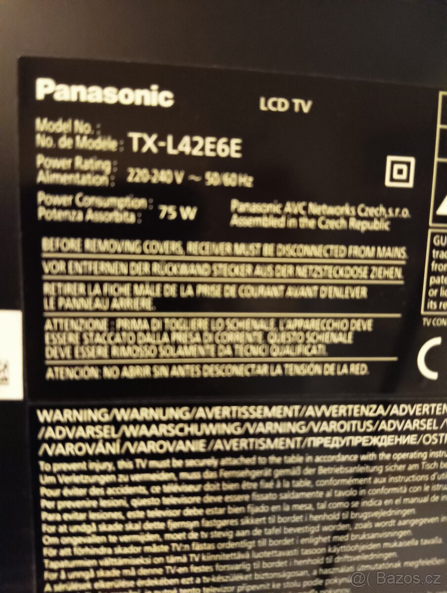 Panasonic -TX-L42E6E-107cm - 6