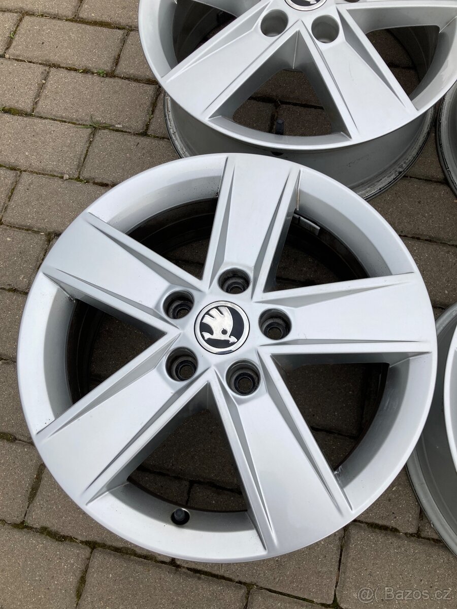 Disky 16” Škoda Octavia III 5x112 6jx16 ET48 typ Star - 6