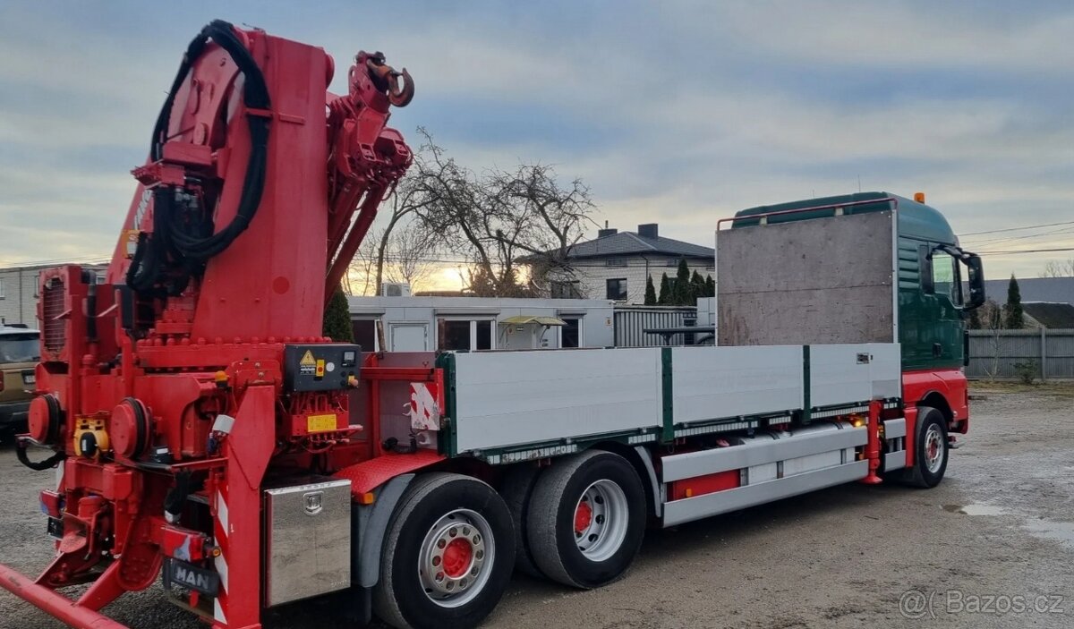 MAN TGX 26.440 - 6x2 - Valník + HR-MKH 541 - 6
