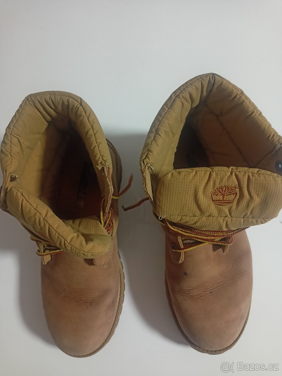 Kožené Boty Timberland, vel. 39, klasické sv.hnědé - 6