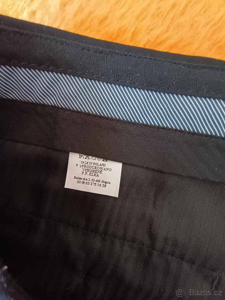 Pánský,černý oblek. - 6