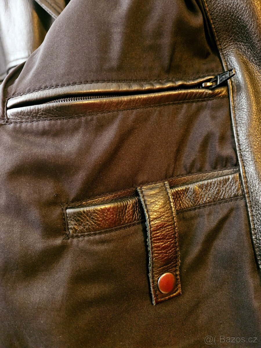 Pánský kožený kabát Shic skin vel.50 - 6