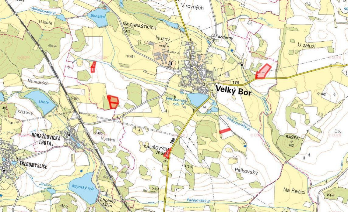 Zemědělská půda, prodej, Velký Bor, Klatovy - 6