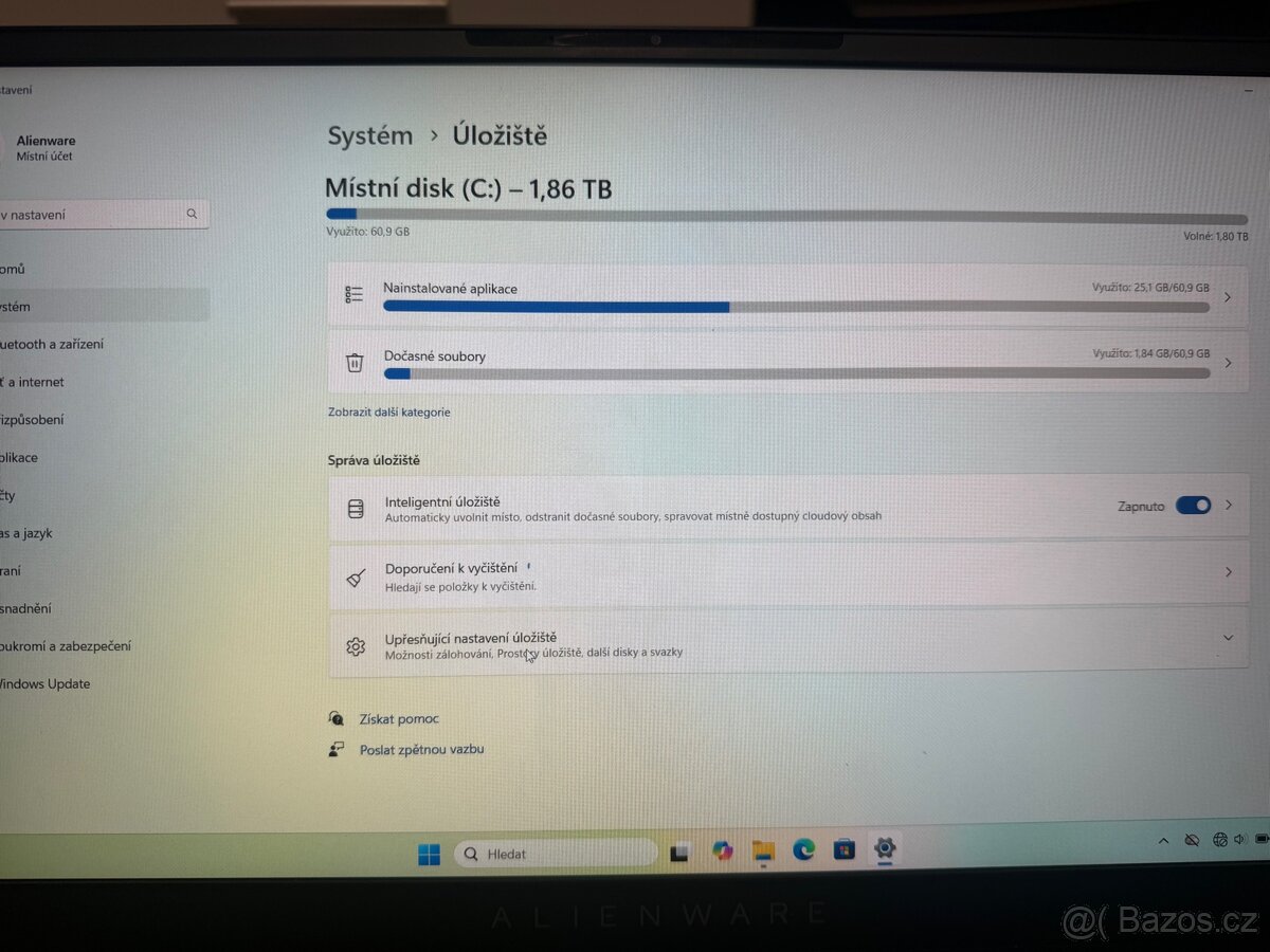 Herní Notebook Dell Alienware X15 R1 i7 - 6