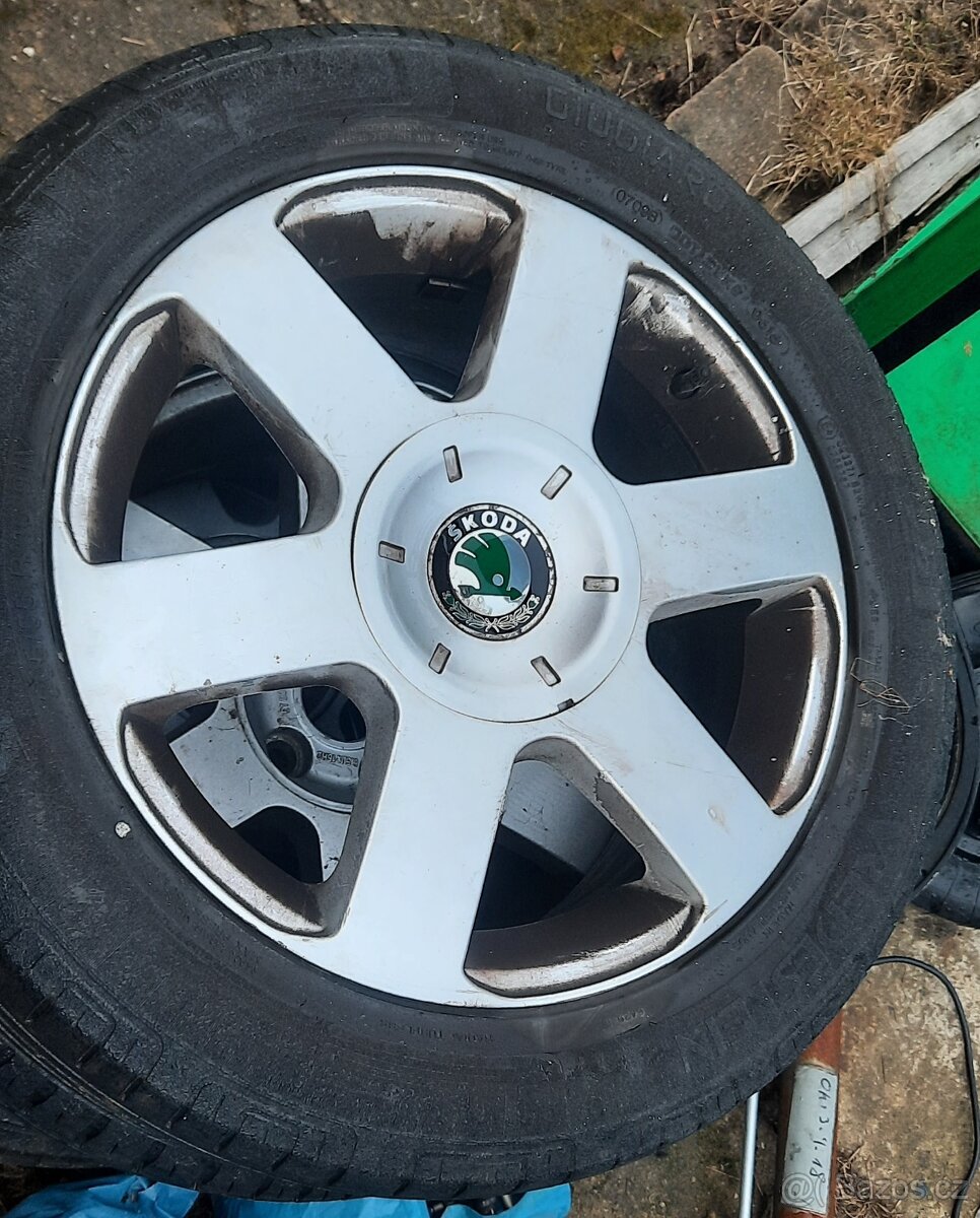 ALU kola Octavia 2, 5x112mm, 6,5jx16 - 6