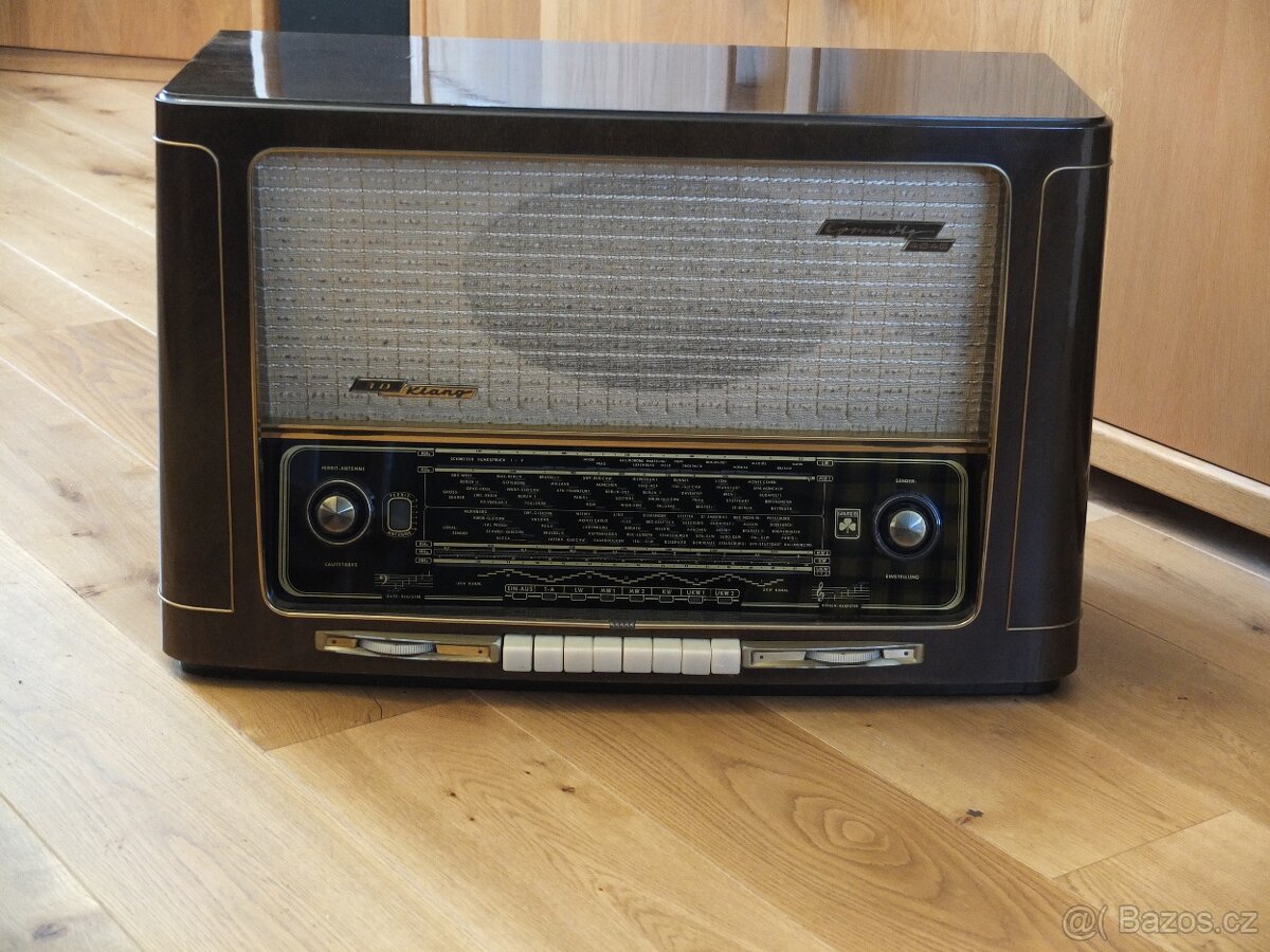GRUNDIG 4040W/3D--pro znalce velmi vzácný model..rok1954 - 6
