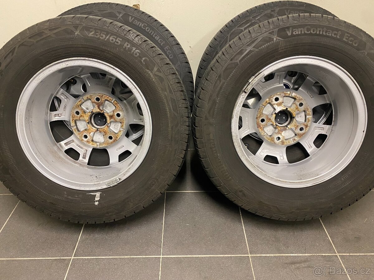 ORIGINAL ALU KOLA FORD TRANSIT CUSTOM 235/65/16 - 6