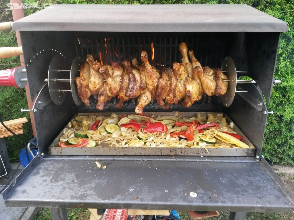 Prodám zahradní gril (VHODNÝ VÁNOČNÍ DAR) - 6