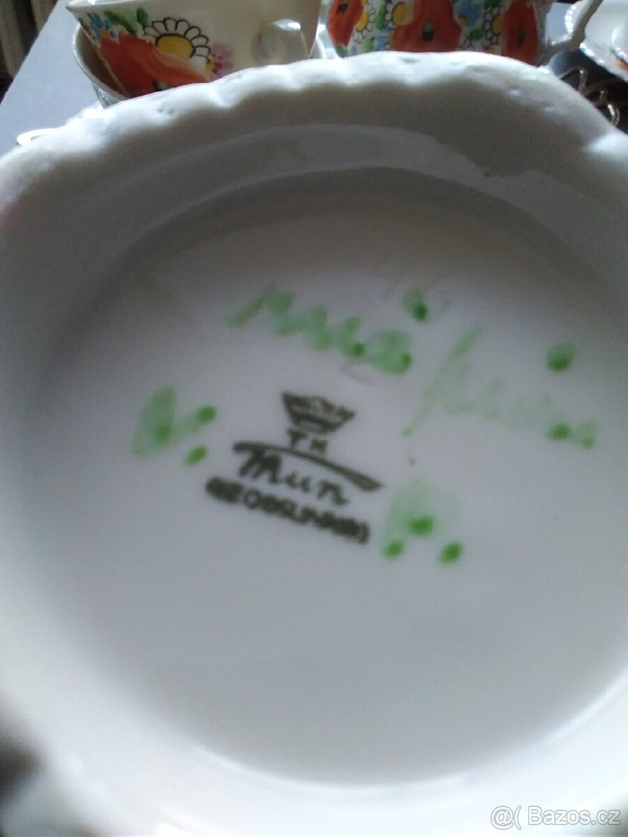 Starožitný porcelánový servis - 6